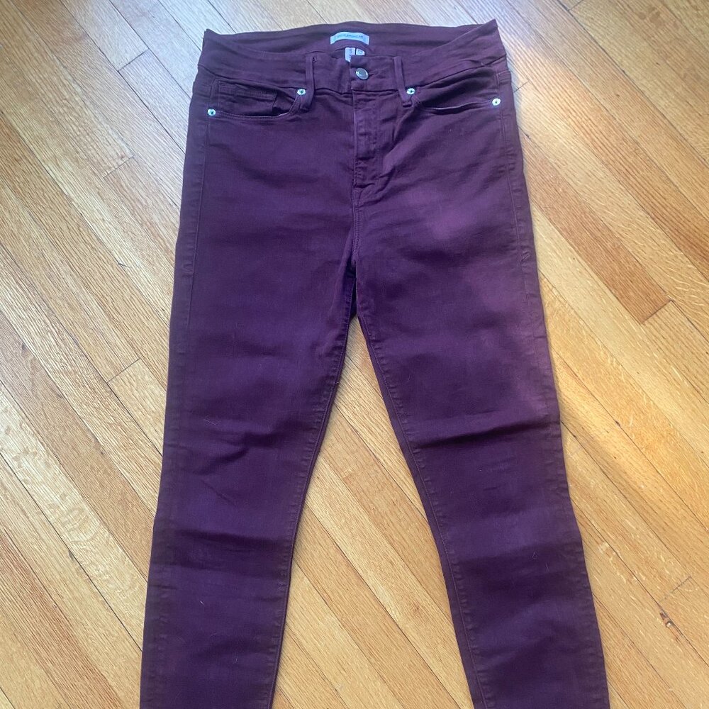 Good American Good Fit Women's Jeans Size 12/31 Burgundy